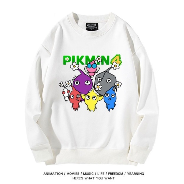 皮克敏PIKMIN4聯名男女同款情侶親子 圓領長袖