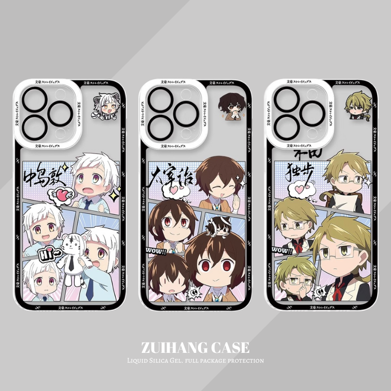 文豪野犬透明防摔軟殼-CASEZONE