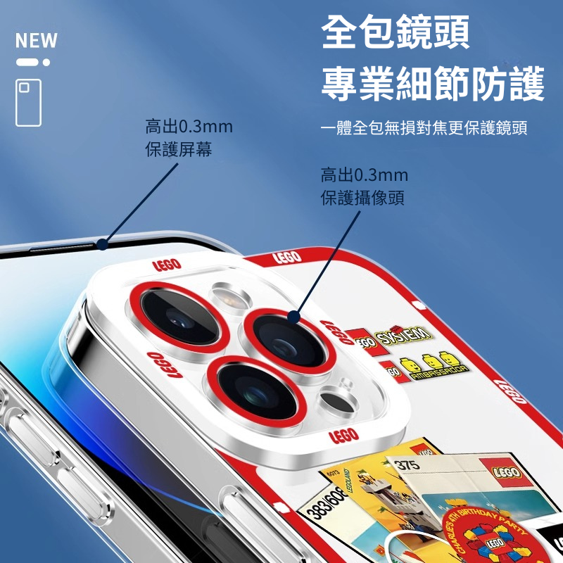 樂高透明防摔軟殼-CASEZONE