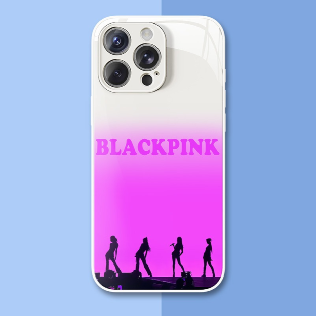 BLACKPINK新款高清全包防摔玻璃殼-CASEZONE