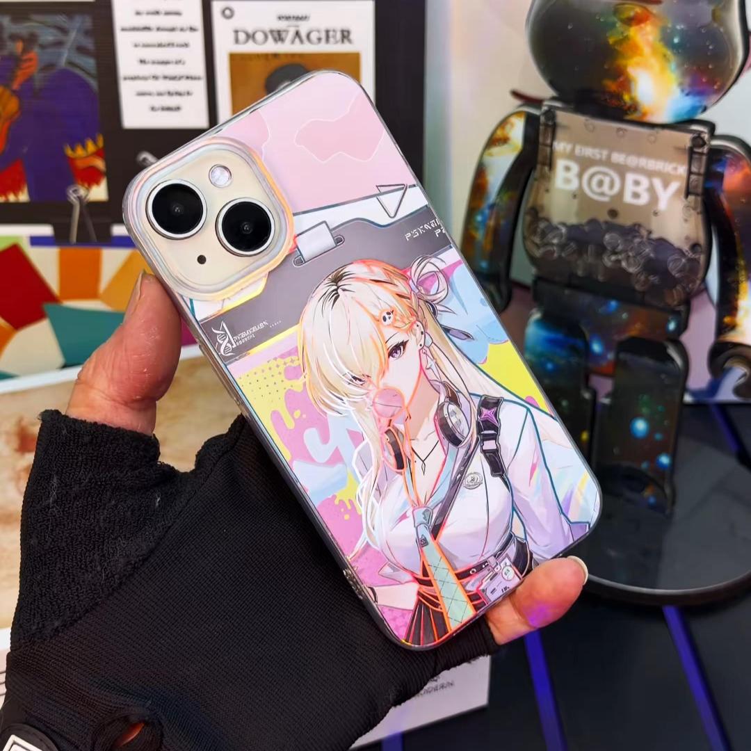 鳴潮極光金漸變手機殼