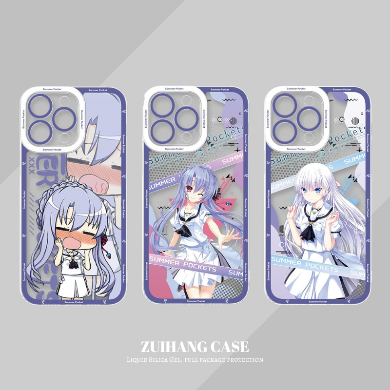 夏日口袋天使眼透明防摔軟殼-CASEZONE