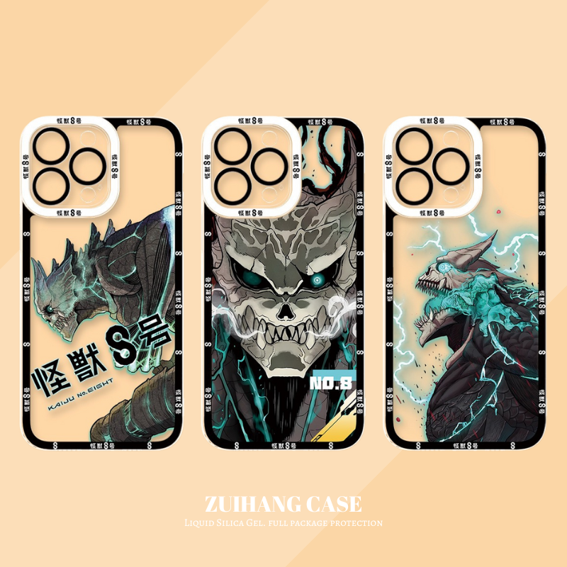 怪獸8號 天使眼透明防摔軟殼-CASEZONE