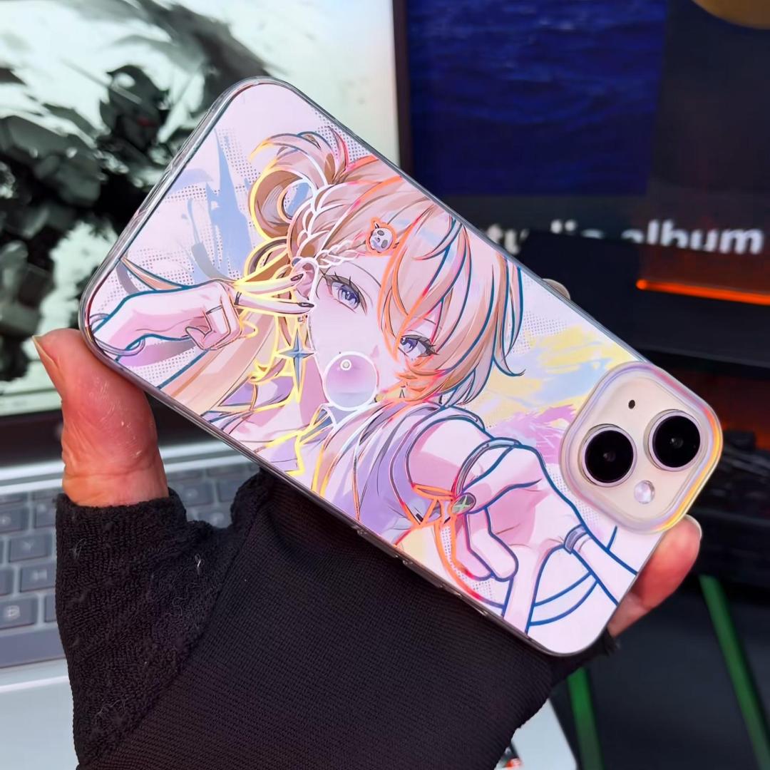 鳴潮極光金漸變手機殼