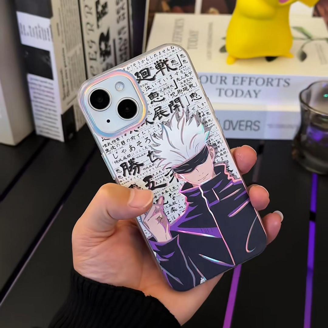 咒術迴戰 極光金漸變手機殼