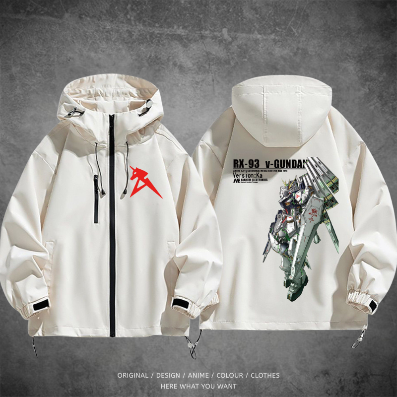 RX-93海牛鋼彈 戶外機能防風防水衝鋒衣