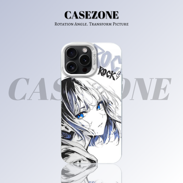 孤獨搖滾彩銀防摔手機殼-CASEZONE