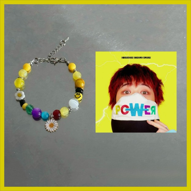 GD 權志龍 POWER 專輯封面概念手鍊 粉丝應援飾品