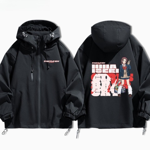 少女樂團吶喊吧周邊 男女同款秋冬衝鋒衣