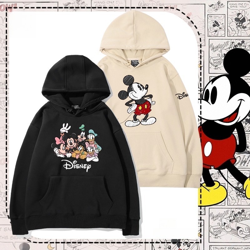 米老鼠米奇米妮 聯名衛衣2025秋冬新款親子情侶裝連帽衛衣