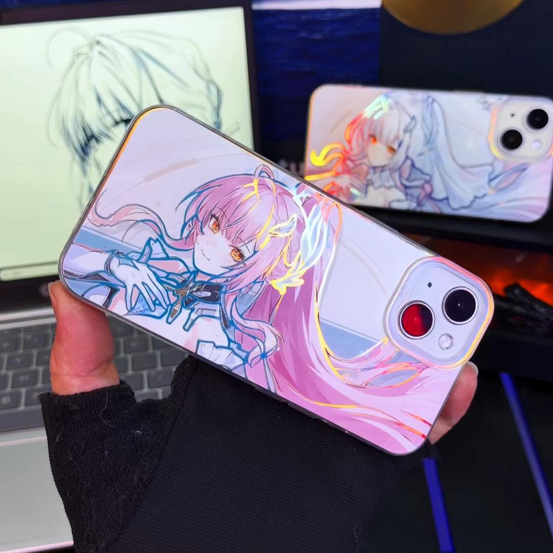 鳴潮極光金漸變手機殼