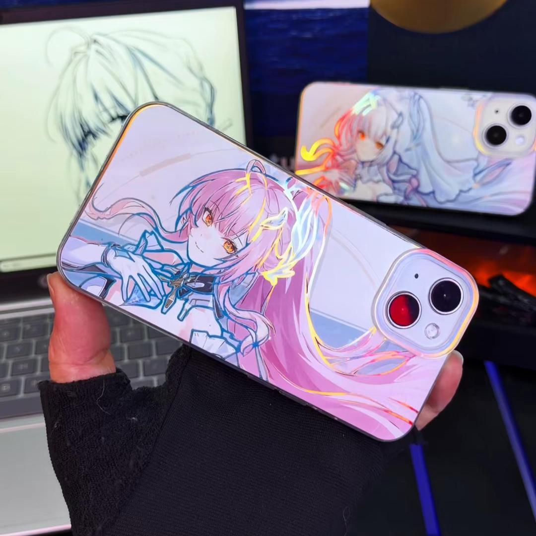 鳴潮極光金漸變手機殼