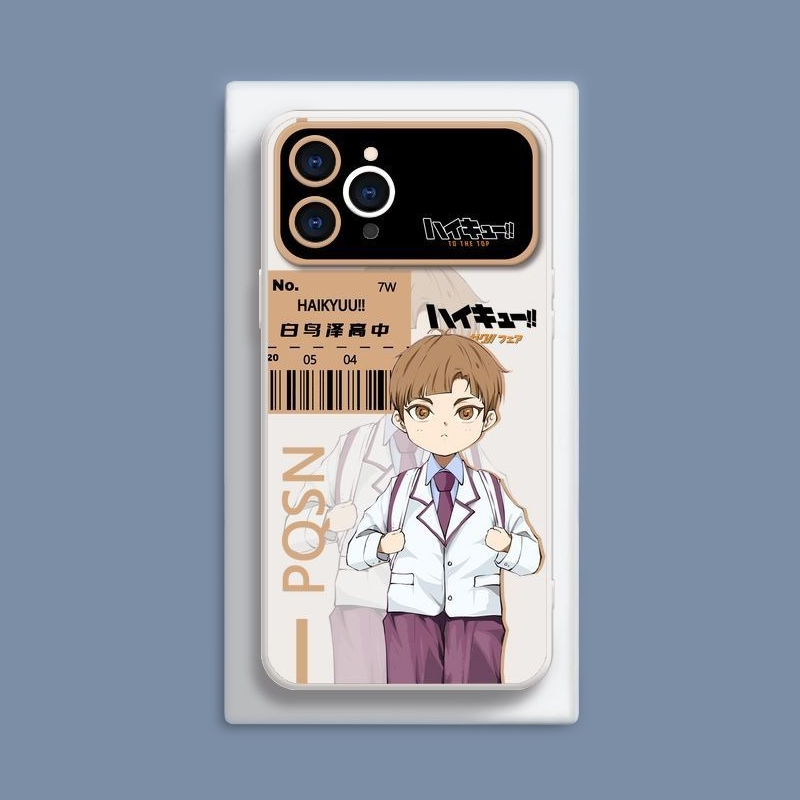 排球少年液態大視窗全包矽膠防摔軟殼-CASEZONE