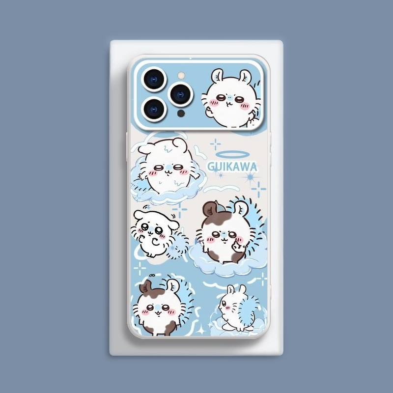 Chiikawa液態大視窗全包矽膠防摔軟殼-CASEZONE