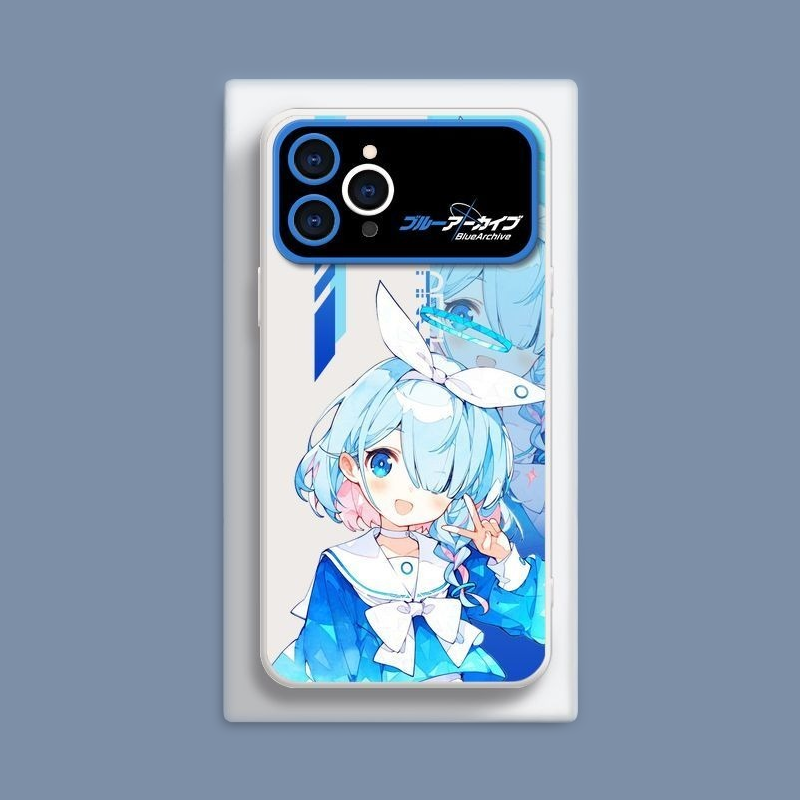 蔚藍檔案液態大視窗全包矽膠防摔軟殼-CASEZONE