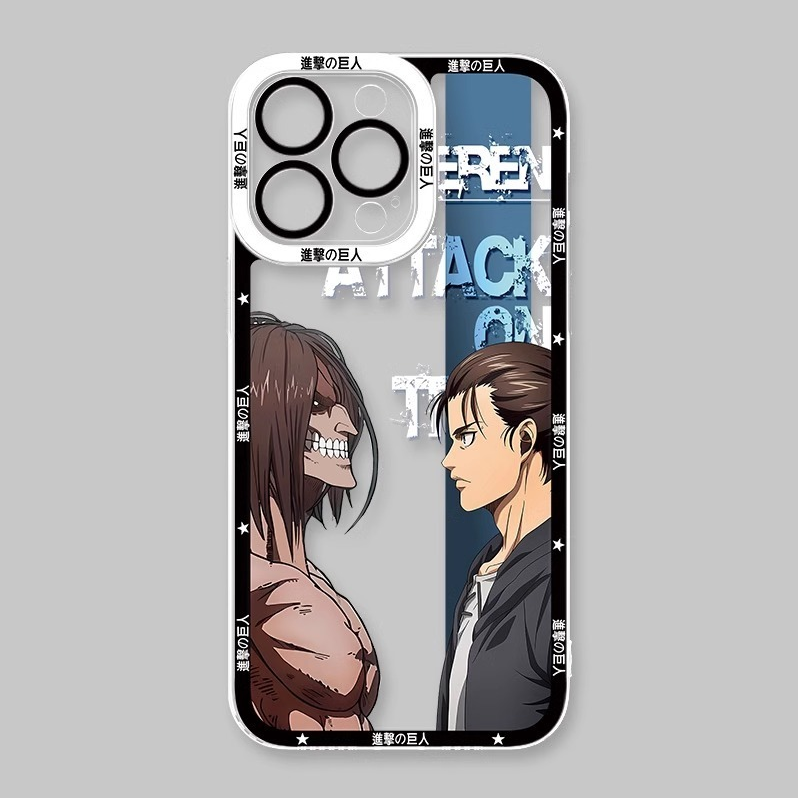 進擊的巨人透明防摔軟殼-CASEZONE