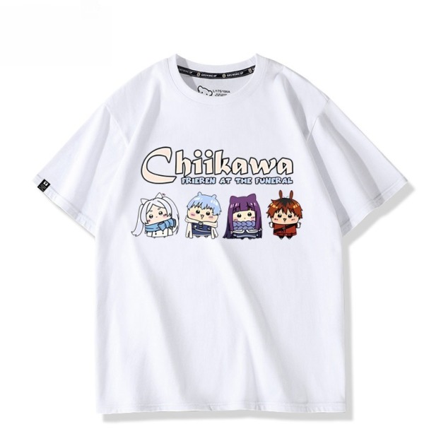 Chiikawa X 葬送的芙莉蓮  印花短袖T恤