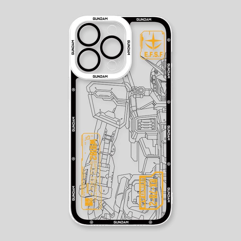 機動戰士鋼彈透明防摔軟殼-CASEZONE