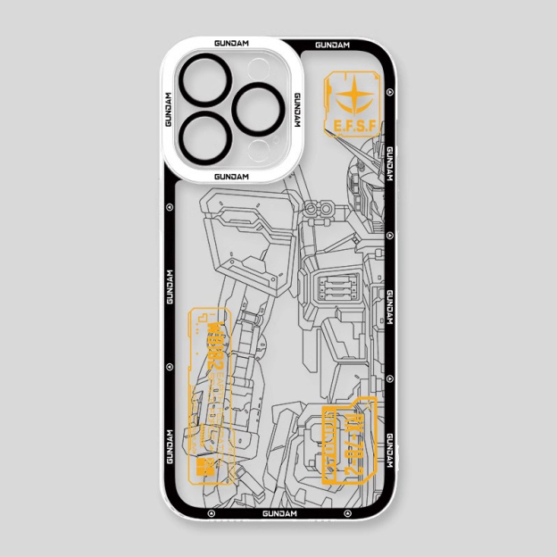 機動戰士鋼彈透明防摔軟殼-CASEZONE