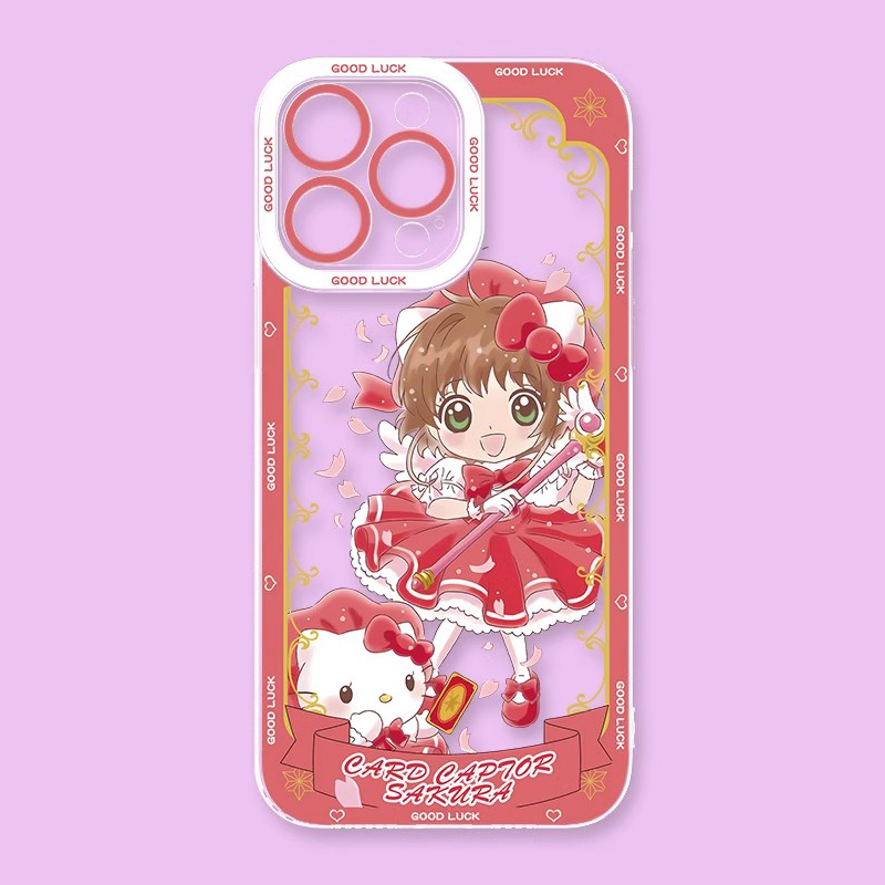魔卡少女櫻天使眼透明防摔軟殼