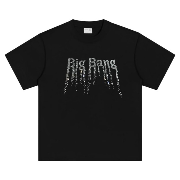BIGBANG潮牌燙鑽周邊 印花短袖T恤
