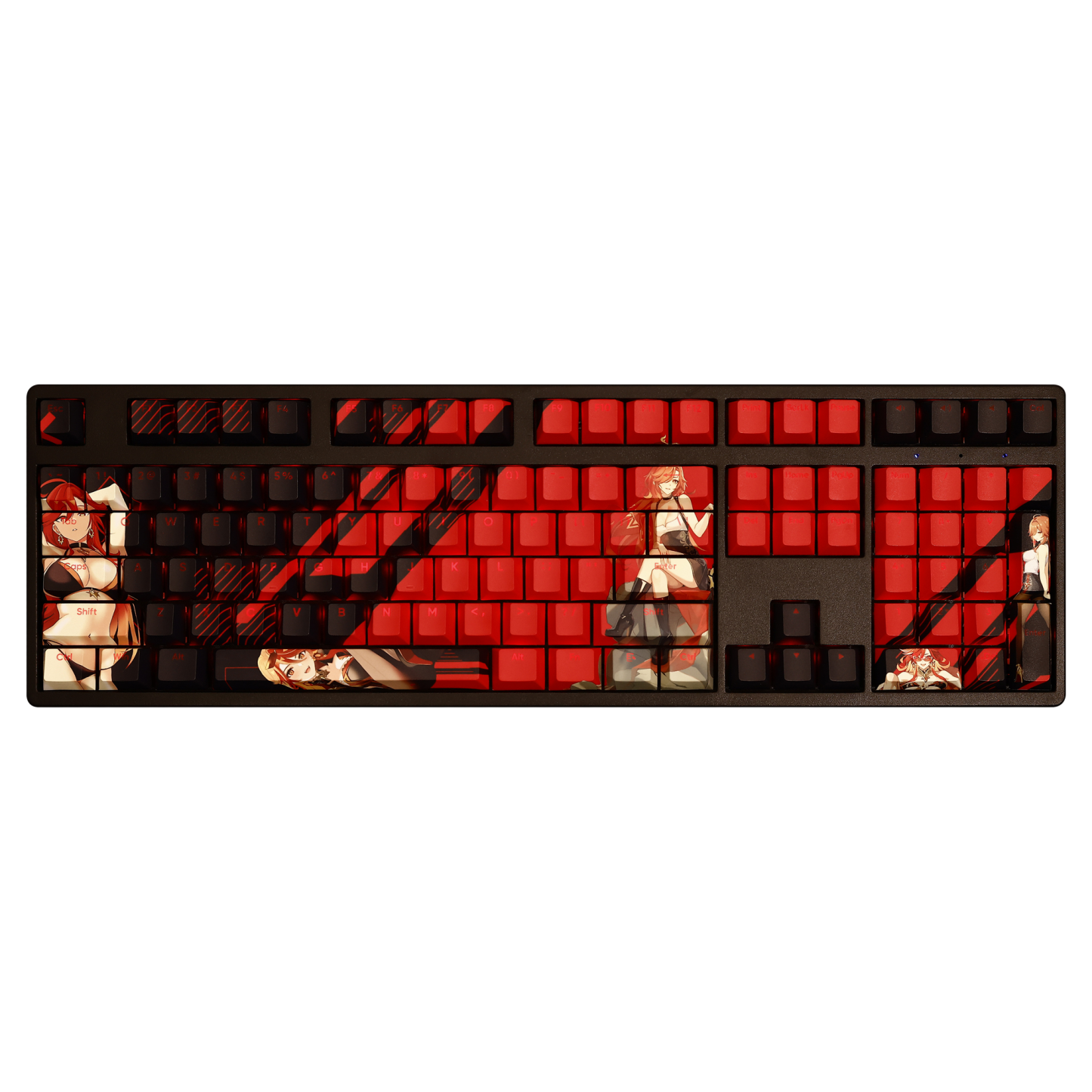 火神納塔透光RGB108鍵標準配列衛星軸鍵帽-CASEZONE