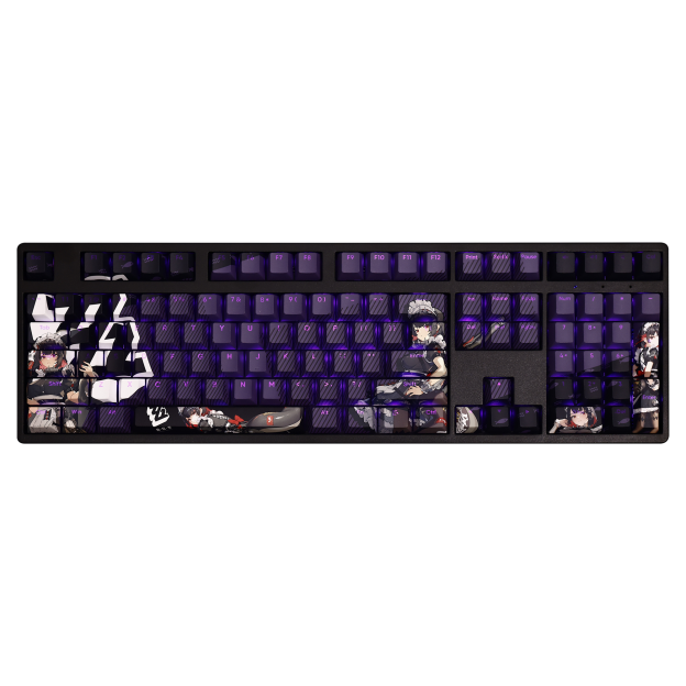 艾蓮喬透光RGB108鍵標準配列衛星軸鍵帽-CASEZONE