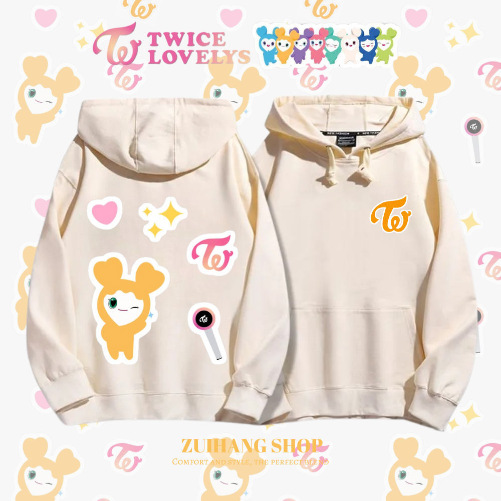 Twicelovely新款 親子情侶男女款連帽衛衣-CASEZONE