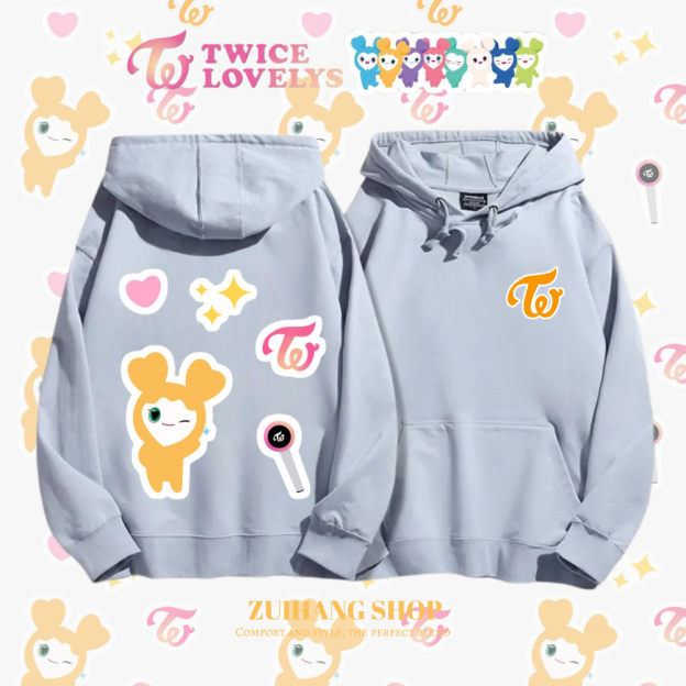 Twicelovely新款 親子情侶男女款連帽衛衣-CASEZONE