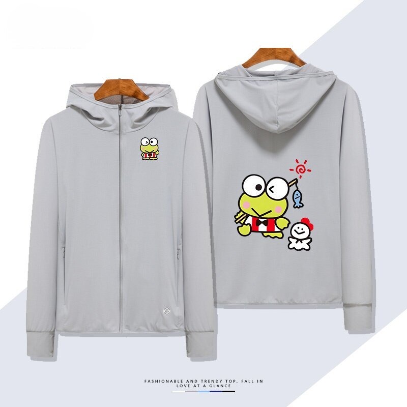 可洛比 Keroppi 夏季通勤冰絲速乾涼感防曬外套