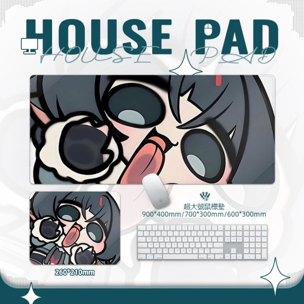 絕區零扮鬼臉搞怪簡杜 主題桌墊 布質滑鼠墊