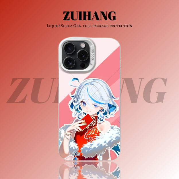 原神彩銀防摔手機殼-CASEZONE