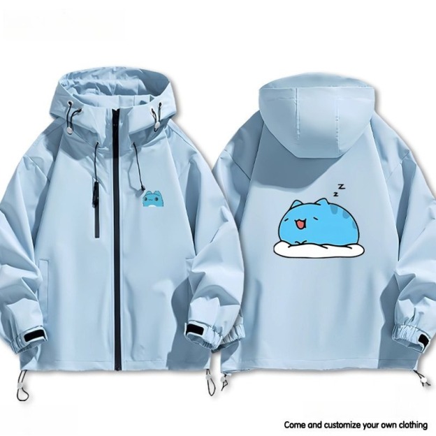 貓貓蟲咖波周邊 男女同款秋冬衝鋒衣