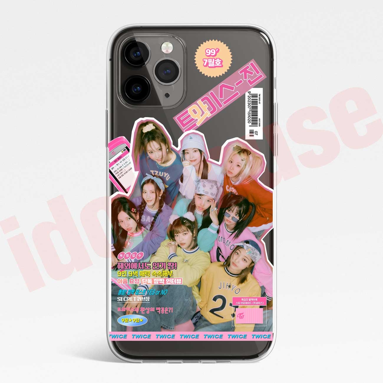 TWICE 天使眼透明防摔軟殼-CASEZONE