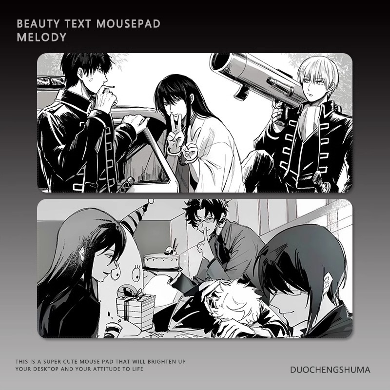 銀魂神樂動漫 主題桌墊 布質滑鼠墊-CASEZONE