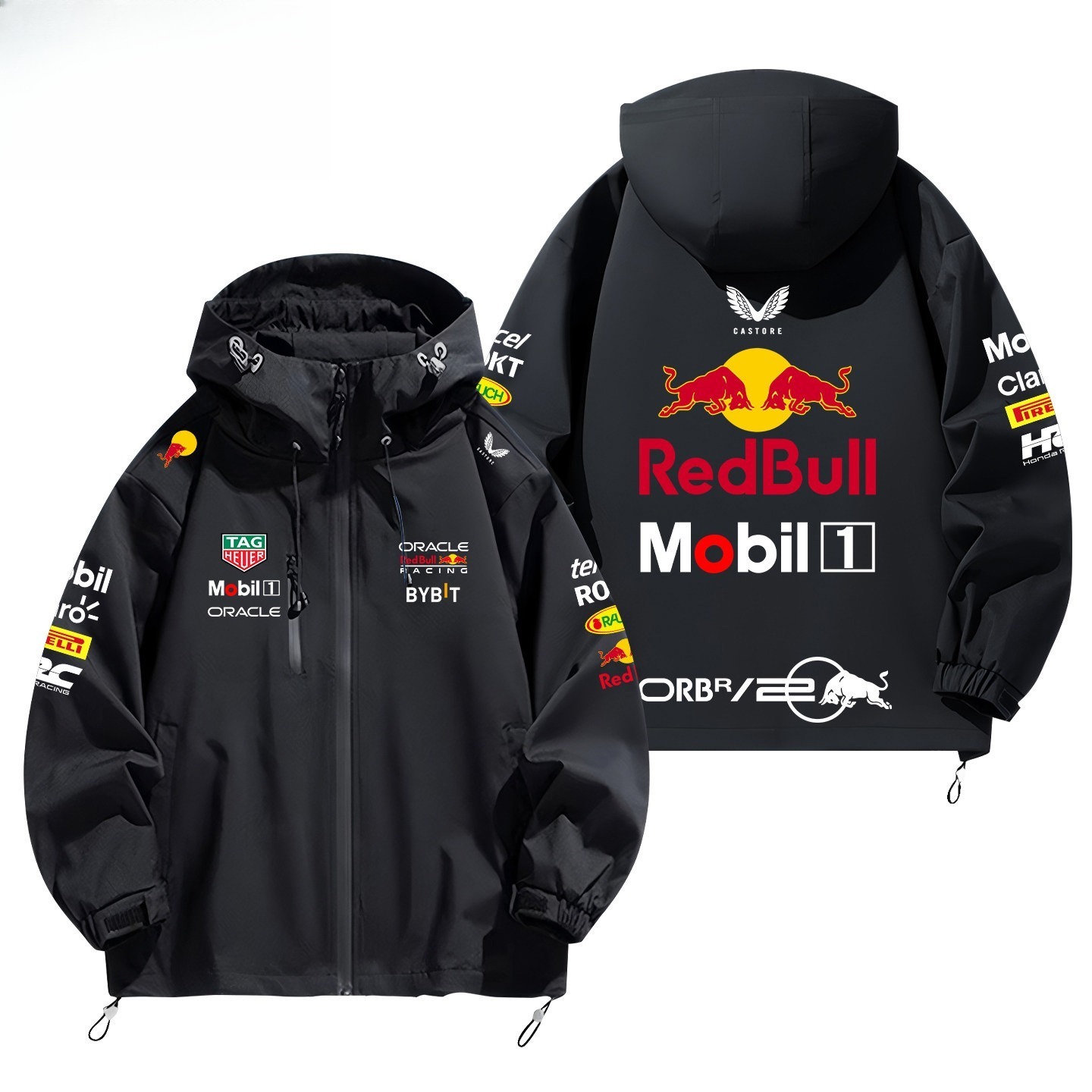F1一級方程式賽車服紅牛周邊 男女同款秋冬衝鋒衣
