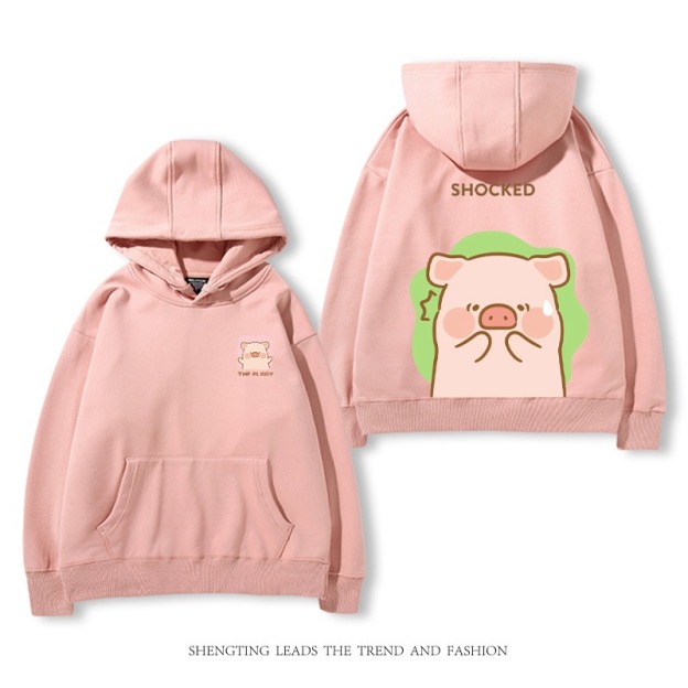 罐頭豬LULU 2025秋冬新款 親子情侶裝連帽衛衣
