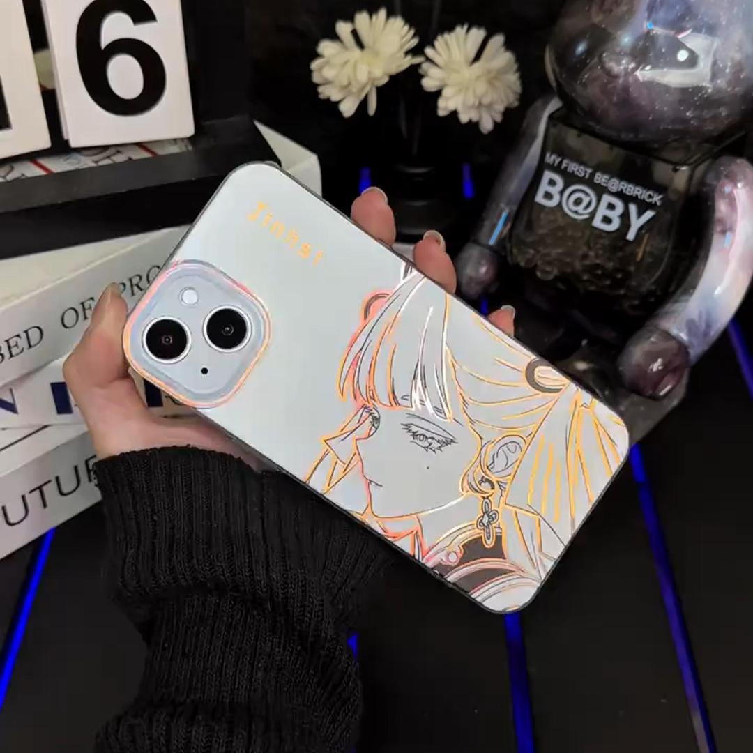 鳴潮極光金漸變手機殼