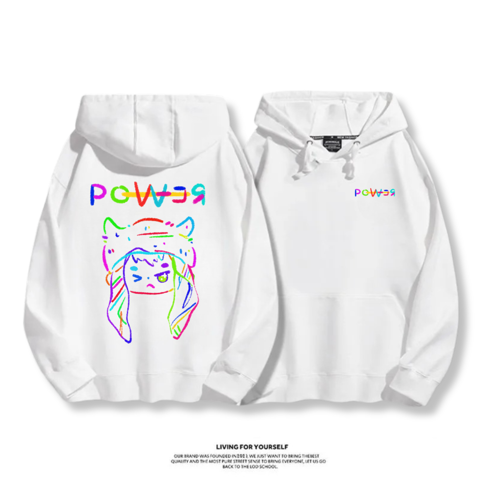 GD權志龍 2025秋冬新款 親子情侶男女連帽衛衣