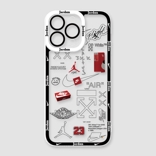 喬丹NBA籃球透明防摔軟殼-CASEZONE