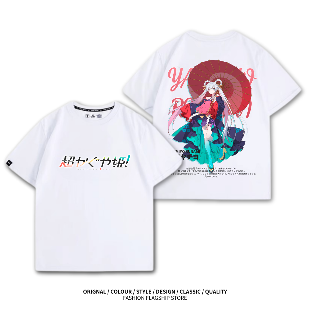 超時空輝耀姬 動漫主題印花短袖T恤