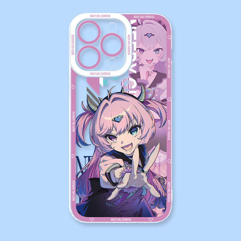 主播女孩重度依賴天使眼透明手機殼