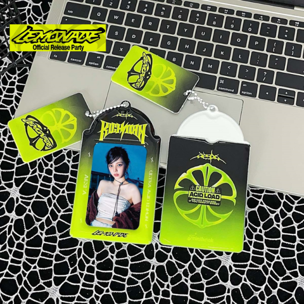 aespa LEMONADE專輯小卡卡套｜3吋簡約透明收納掛件 KPOP粉絲收藏周邊
