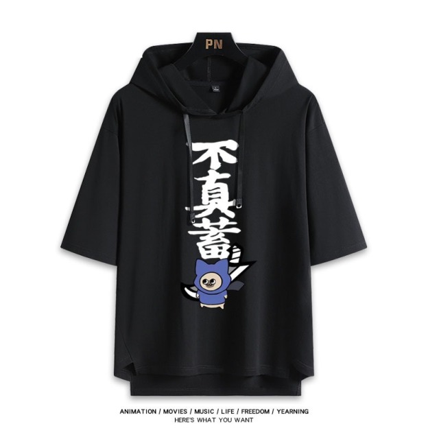 魔物獵人新款 親子情侶男女款連帽短袖T恤