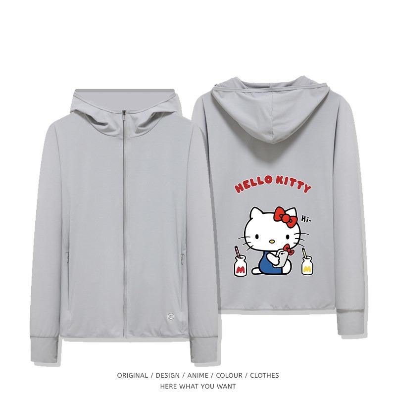 凱蒂貓 Hello Kitty 夏季通勤冰絲速乾涼感防曬外套