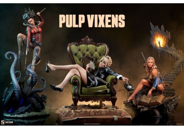 【預購】正版授權 Sideshow 46cm Pulp Vixens系列 殺手歸來-CASEZONE