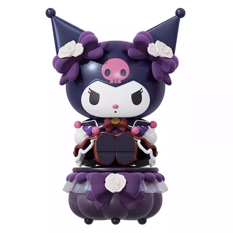 正版三麗鷗庫洛米美樂蒂薔薇玫瑰大娃擺件-CASEZONE