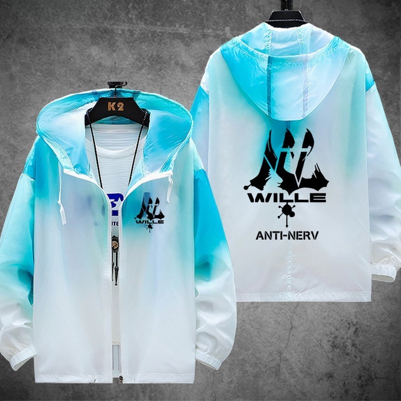EVA新世紀福音戰士 輕薄透氣漸變防曬衣外套