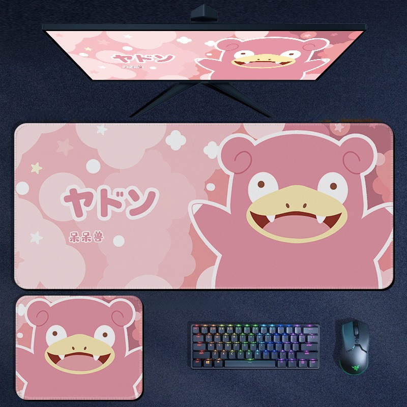 寶可夢 Pokémon 超大滑鼠墊｜加厚電競遊戲桌墊