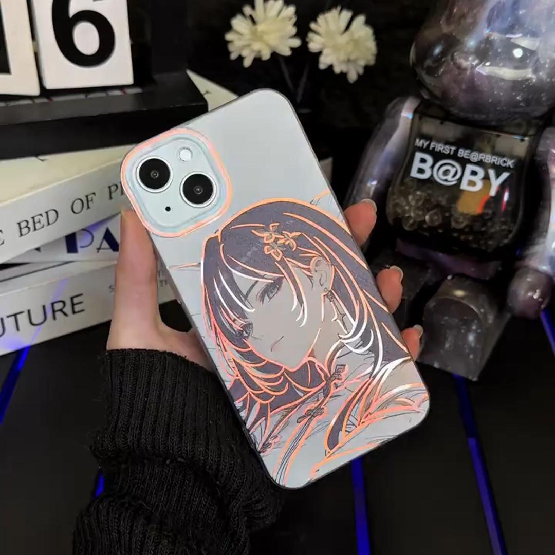 鳴潮極光金漸變手機殼